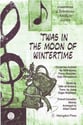 Twas the Moon of Wintertime SAB choral sheet music cover